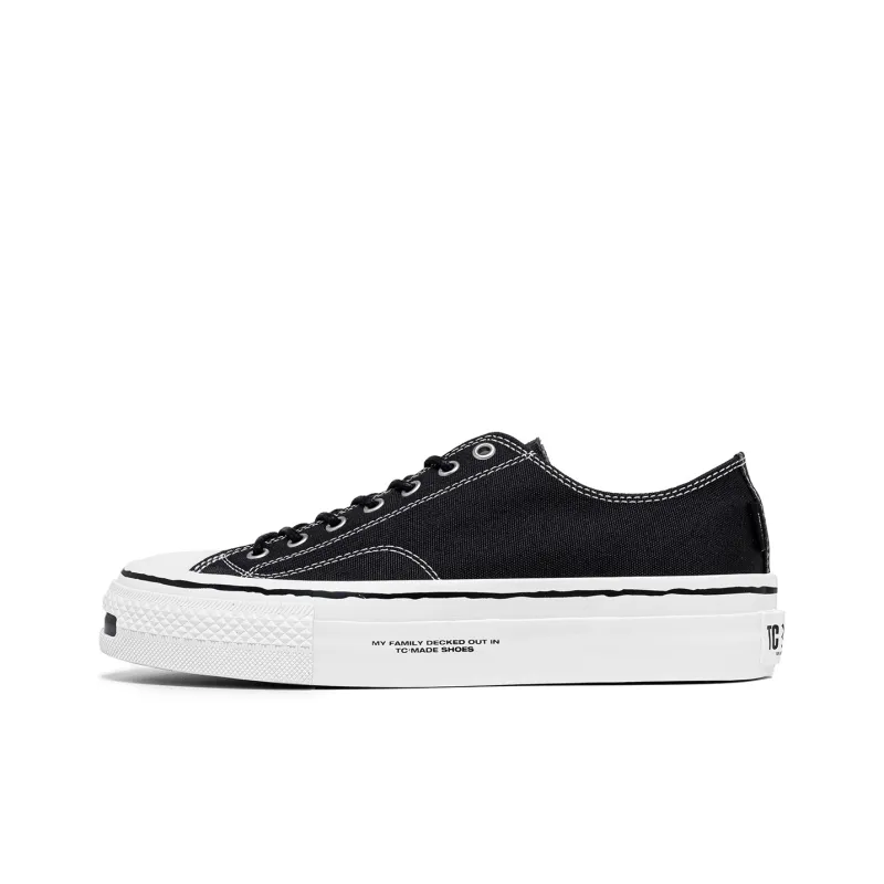 TC Low Top Canvas Shoes Unisex Black-0