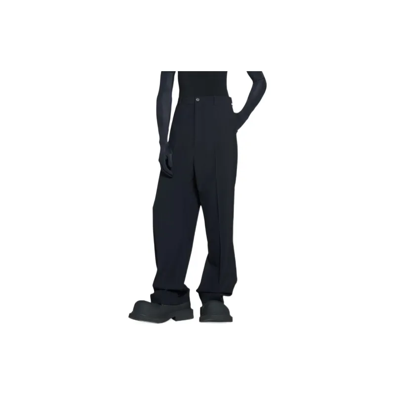 Balenciaga Casual Pants Men Black-5