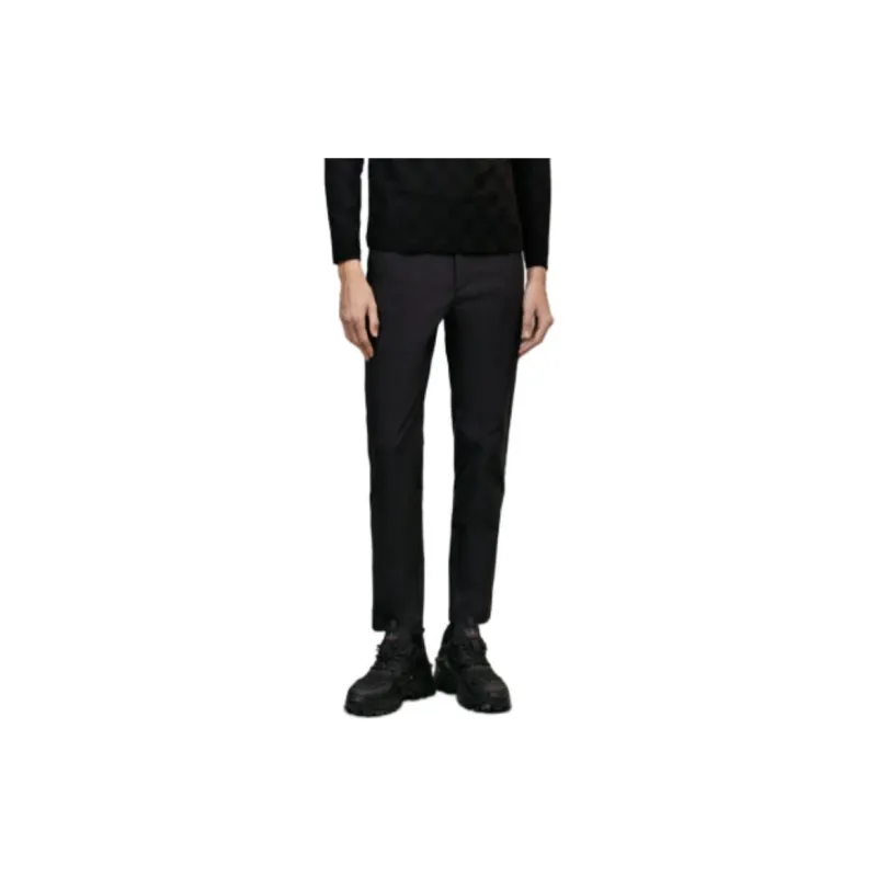 Biyin Leufen Casual Pants Men's Black-2
