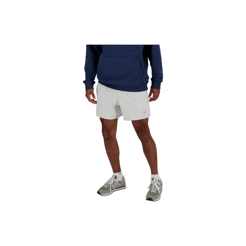 New Balance Athletics French Terry Short 5 Casual Shorts Men's Gray-1