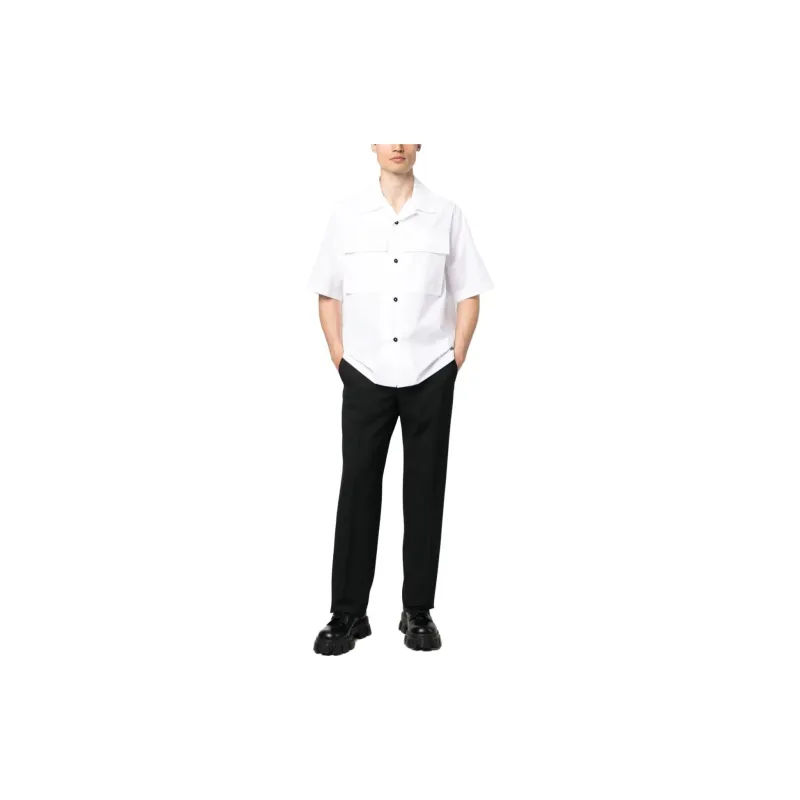 JIL SANDER + Short Sleeved Buttoned Shirt-1