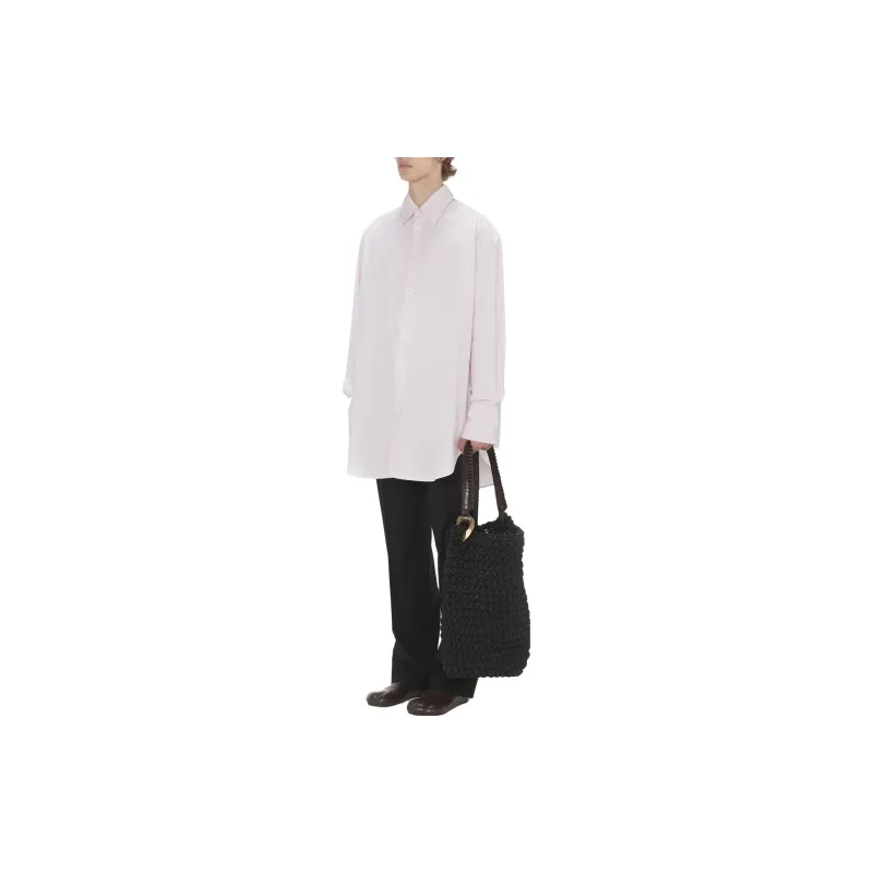JW Anderson FW23 Oversized Shirt With Ceramic Buttons Shirt Men's Pink-2