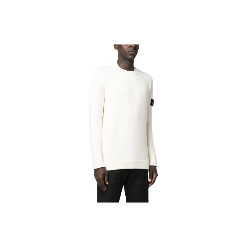 STONE ISLAND Sweaters Men Ivory White-3