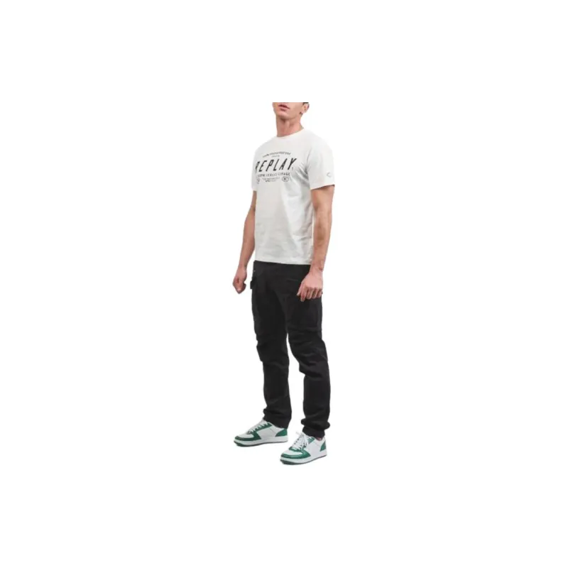 REPLAY Casual Pants Men's Black-2