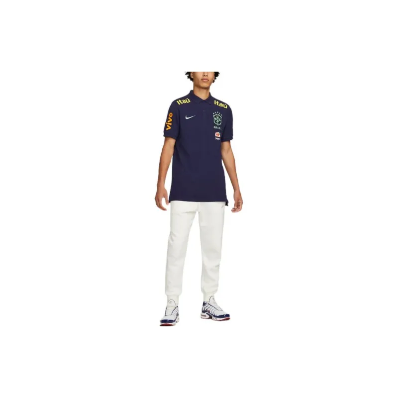 Nike Polo Shirts Men Blue-2
