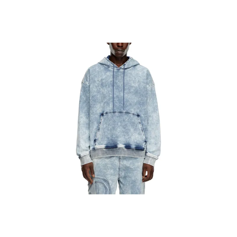 DIESEL Oval D Track Drawstring Hoodie-1