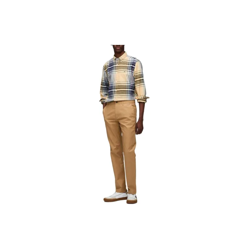 Tommy Hilfiger IM DENTON FLEX STRUCTURE Casual Pants Men's Beige-1