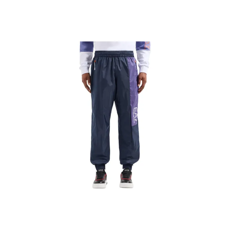 EMPORIO ARMANI EA7 SS24 Casual Pants Men's Navy Blue-4