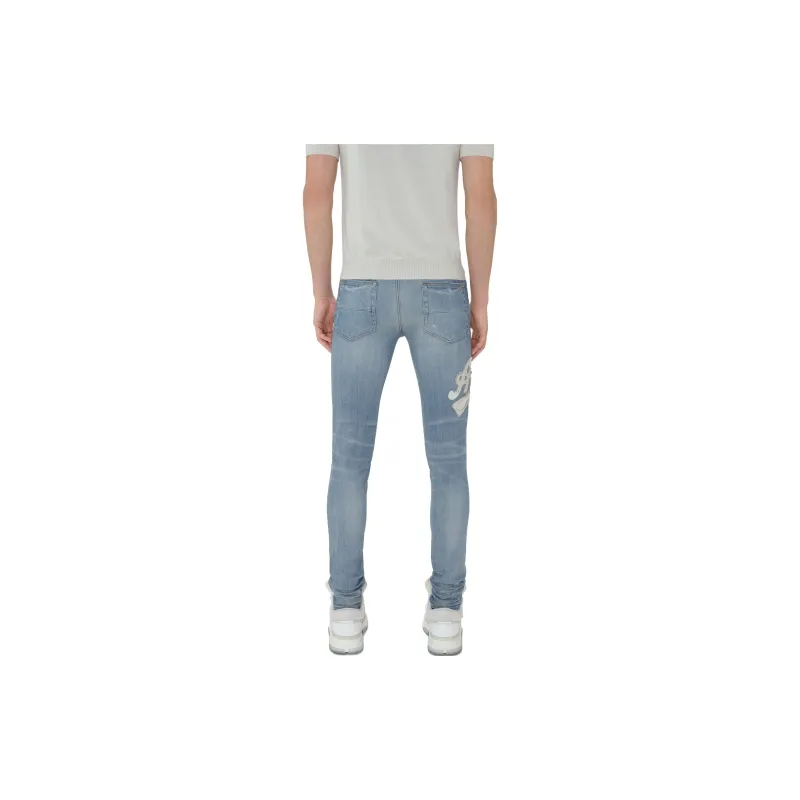 AMIRI Varsity Applique Logo Jeans-2