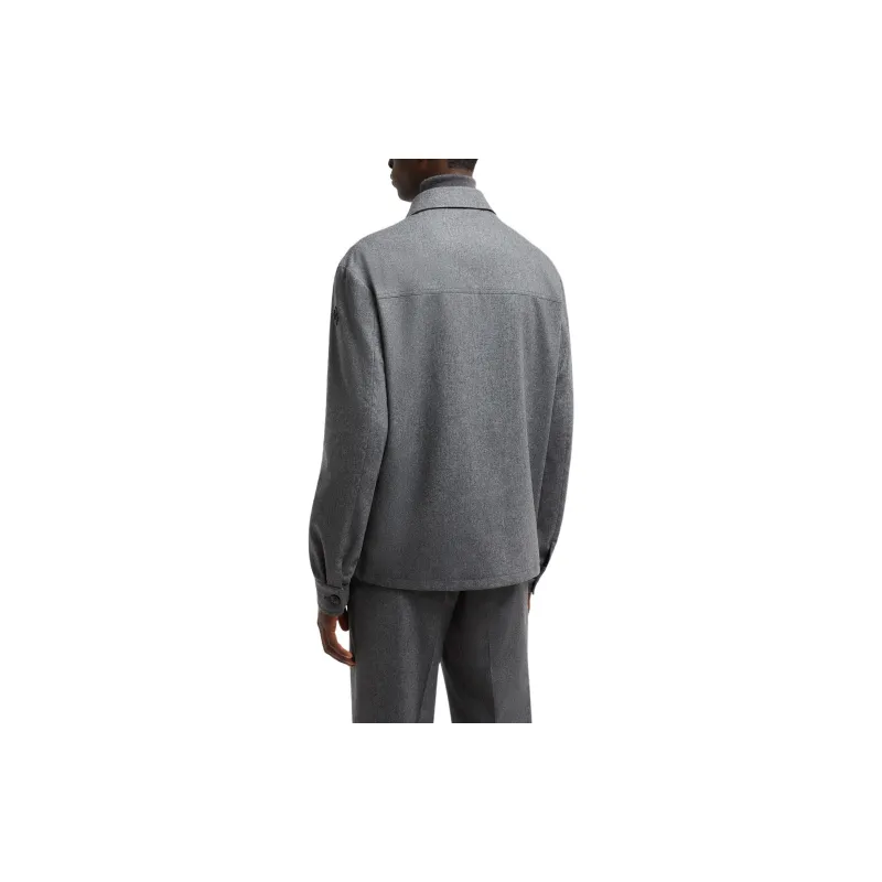 Moncler Logo Patch Long Sleeved Shirt-2