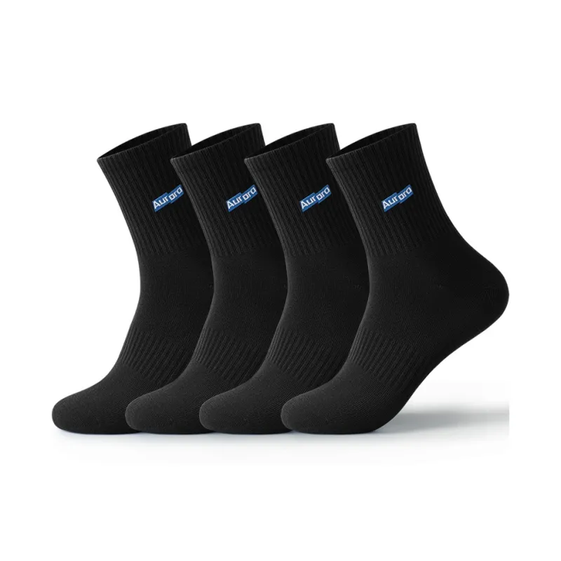 SHIWAJI Mid Calf Socks Men's 4 Pack-2