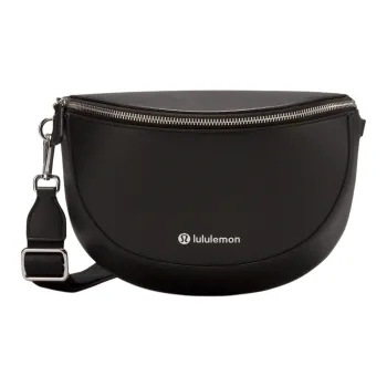 Lululemon Artificial Leather Shoulder Bag, Crossbody Bag Regular Women's Black