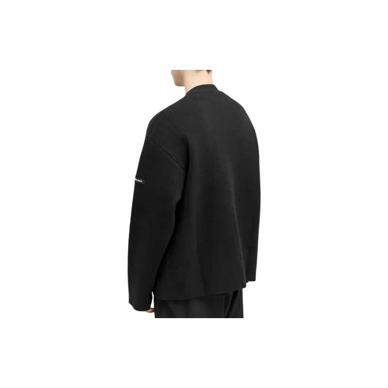 Balenciaga Knitwear Loose Fit Style Men's Black-2