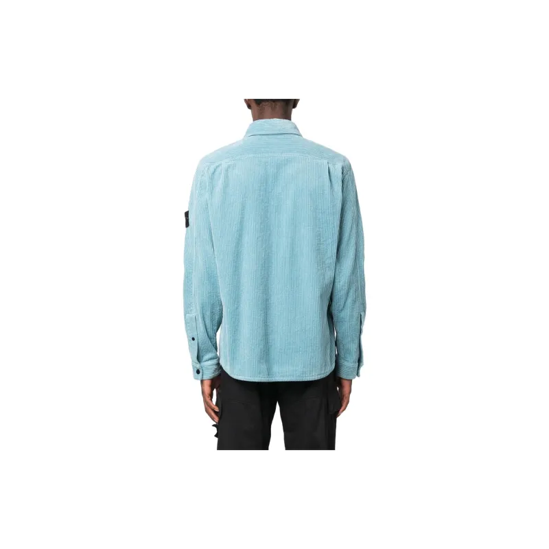 STONE ISLAND Shirt Men's Sky Blue-3