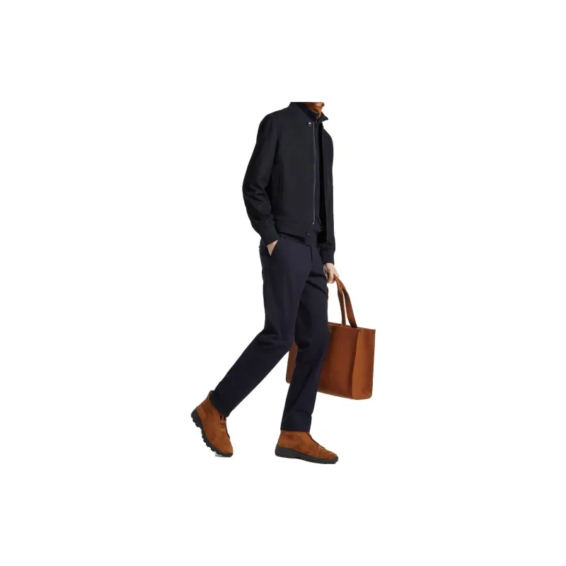 Ermenegildo Zegna Mid Rise Cropped Chinos-13