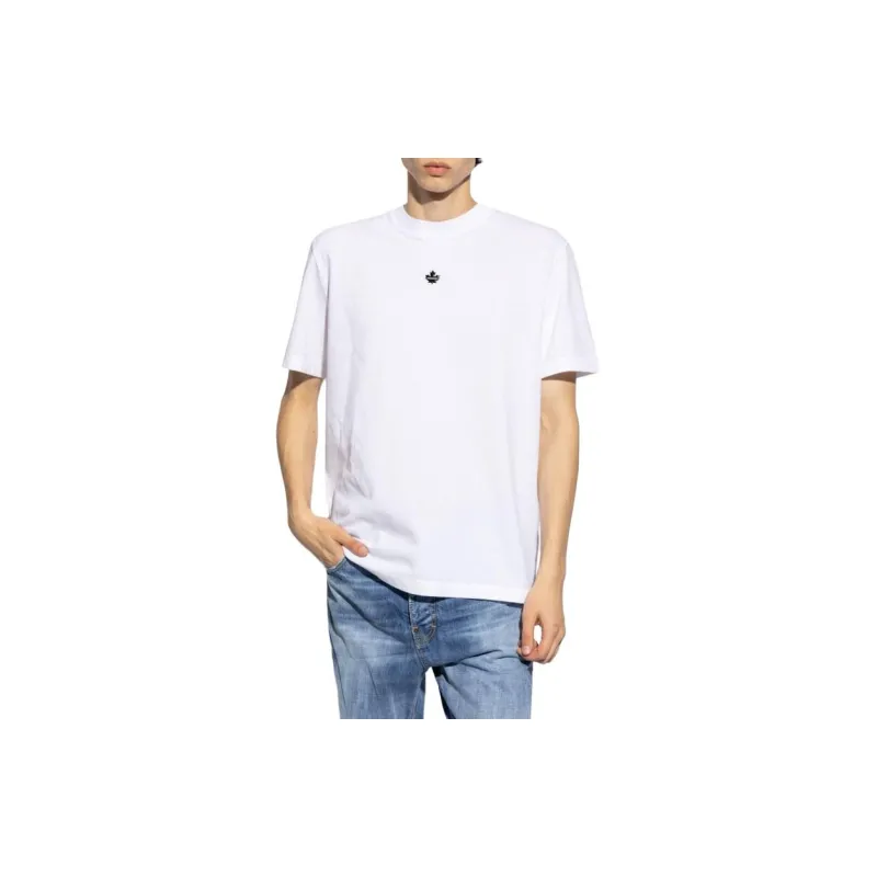 DSQUARED 2 Logo Patch Crewneck T Shirt-1