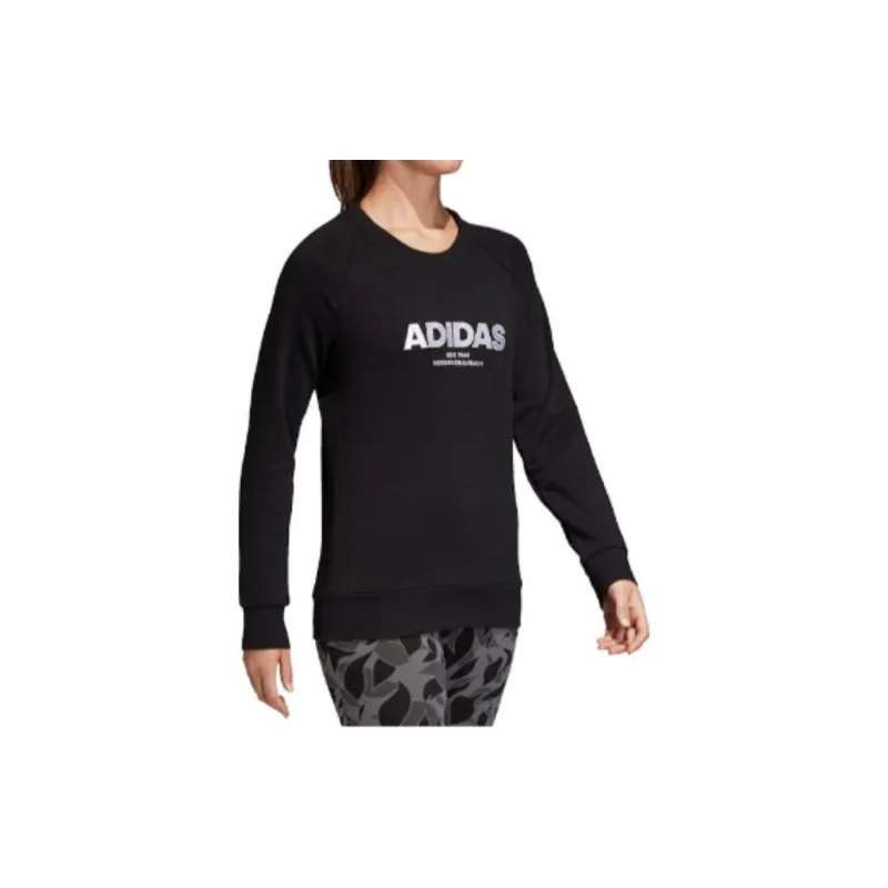 Adidas Sweatshirt Women's Black-4