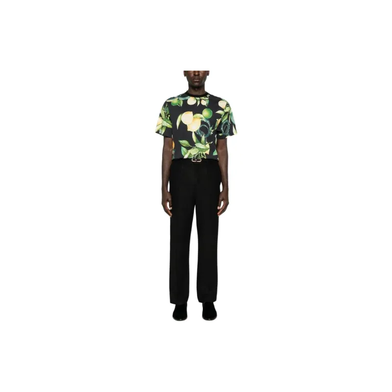 Roberto Cavalli Lemon print Cotton T shirt-2