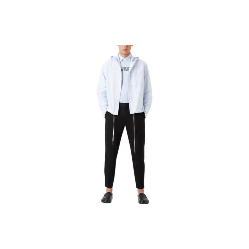 EMPORIO ARMANI SS23 Shirt Men's Light Blue-1