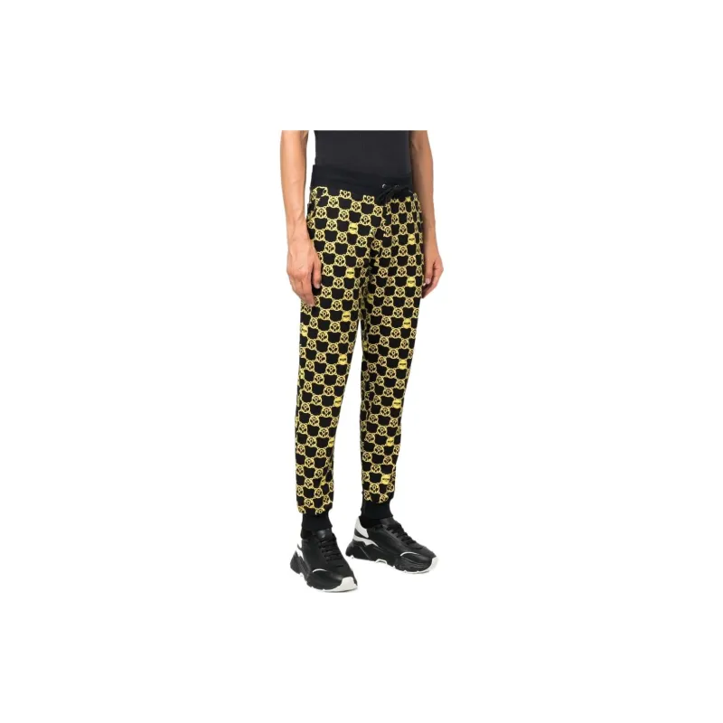 MOSCHINO Knitted Sweatpants Men Black-3