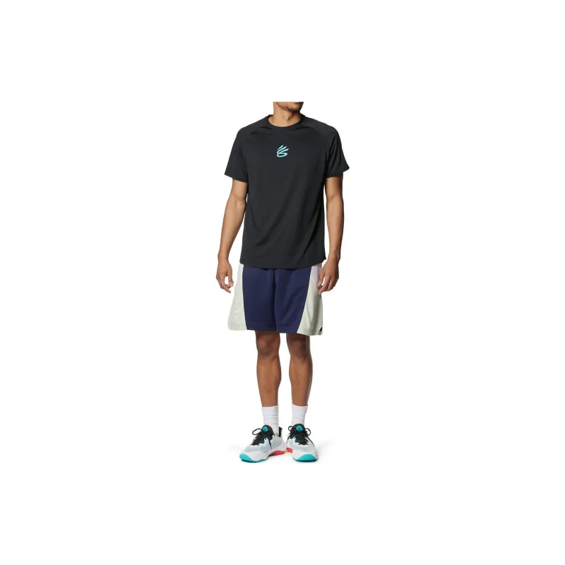Under Armour Raglan Sleeve T Shirt Men's Black-2