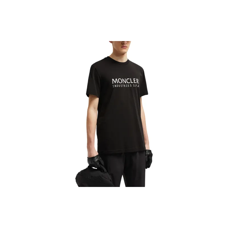 Moncler Logo Printed Crewneck T Shirt-3