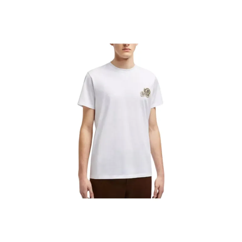 Moncler T Shirts Men White-2