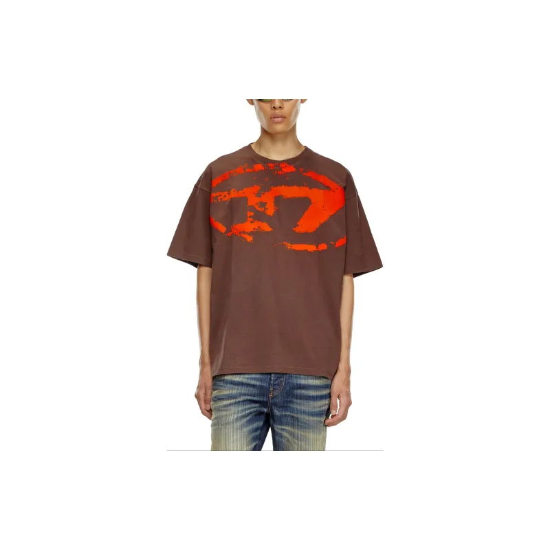 DIESEL FW24 T Shirt Men's Brown-2