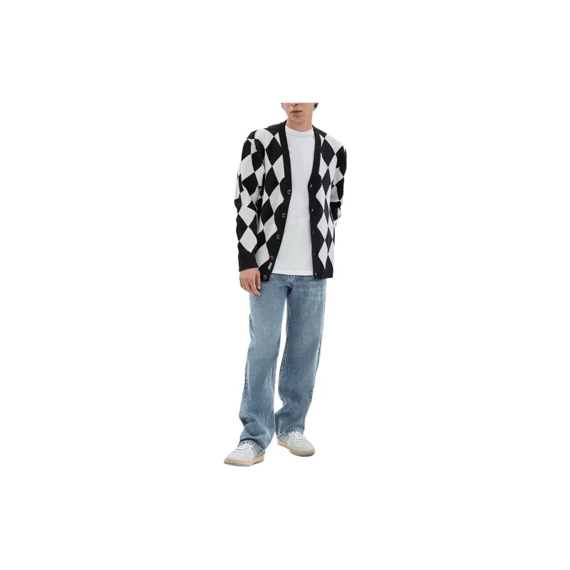 GUESS Knitwear Men's Black White-1