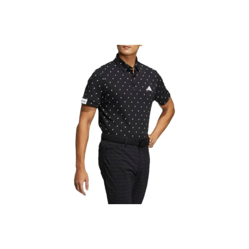 Adidas Polo Shirts Men Black-1