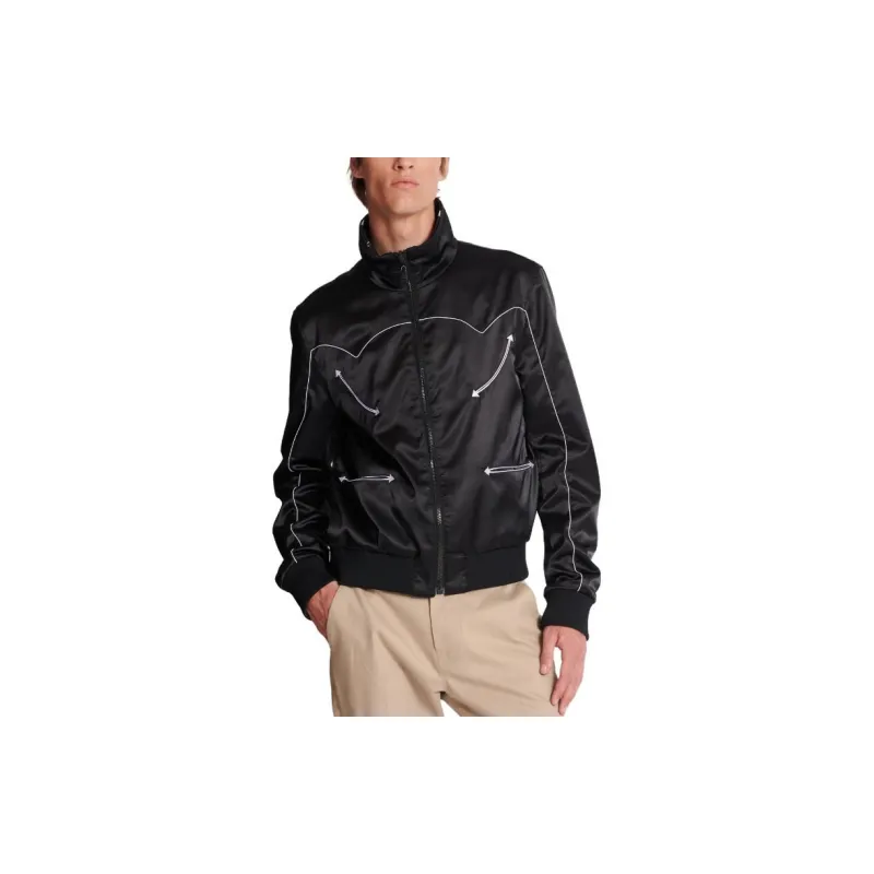 BALMAIN Stars Reversible Bomber Jacket-3