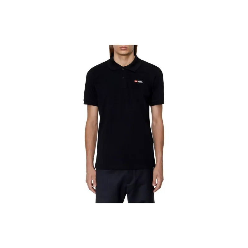 DIESEL Polo Shirts Men Black-2