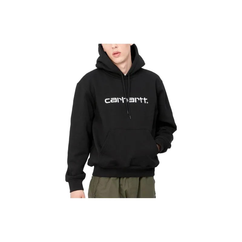 Carhartt WIP Logo Embroidered Drawstring Hoodie-3