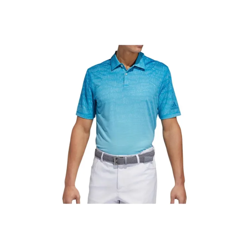 Adidas Polo Shirts Men Blue-2
