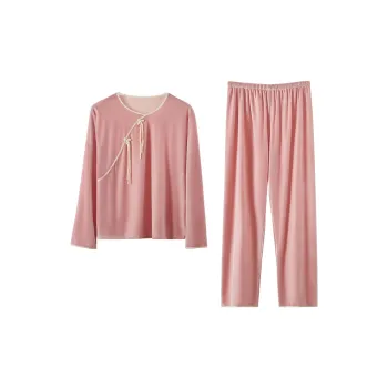 H-YXIANG Pajama Set Women's Pink