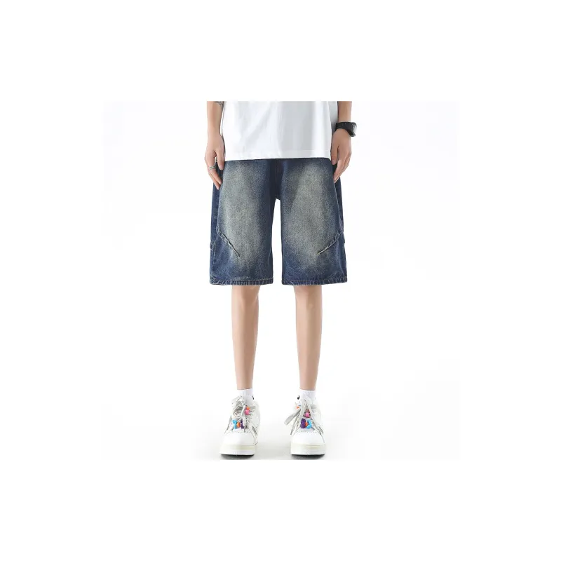R.super SS24 Denim Shorts Unisex-13