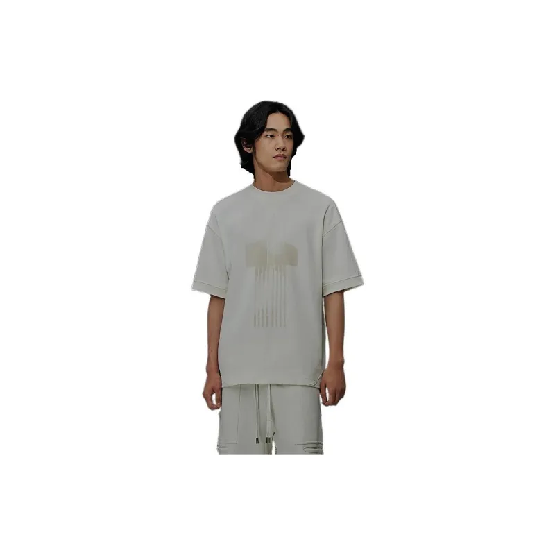 LiNing China LINING X Jackie Chan, Collaboration LINING X Jackie Chan Kung Fu Collection T Shirt Unisex Papyrus White-2