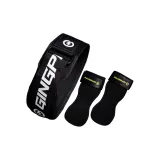 Two-Piece Set Black[Belt+Lifting Straps]
