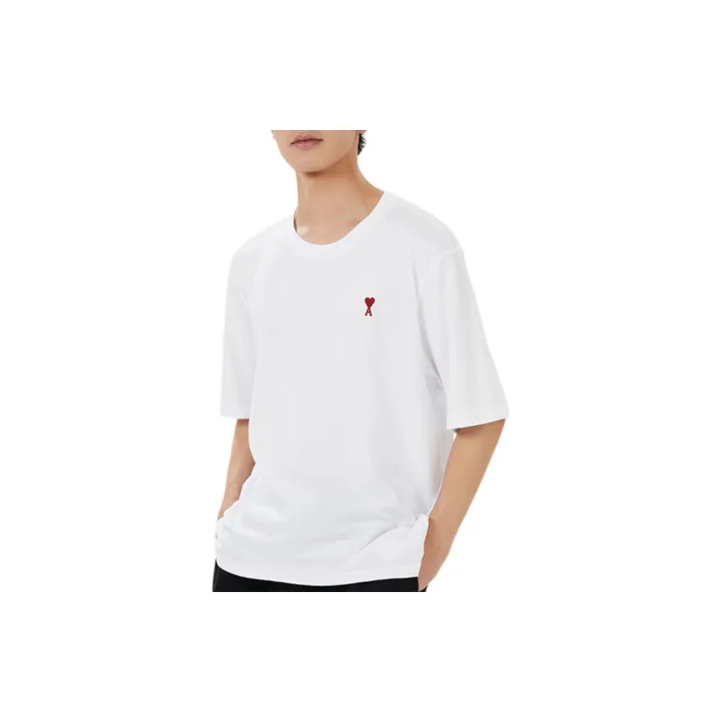 Ami Paris Ami De Coeur Tee White-6