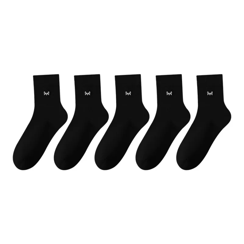 MIIOW Mid Calf Socks Men's 5 Pack-6