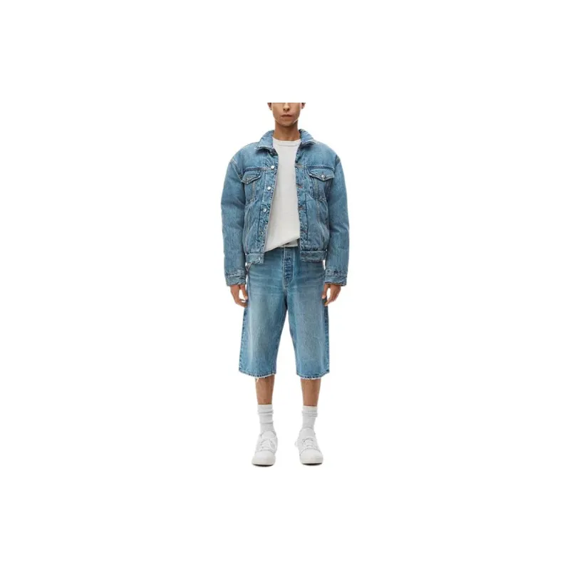 Alexander Wang Denim Jacket Unisex Vintage Medium Indigo-1