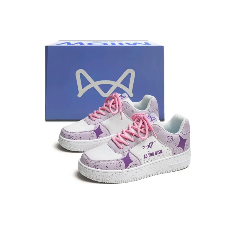 MIIOW Trend Party Series Anti-Slip And Wear-Resistant Height Increasing Coverage Low-Top Skateboard Shoes Unisex-29