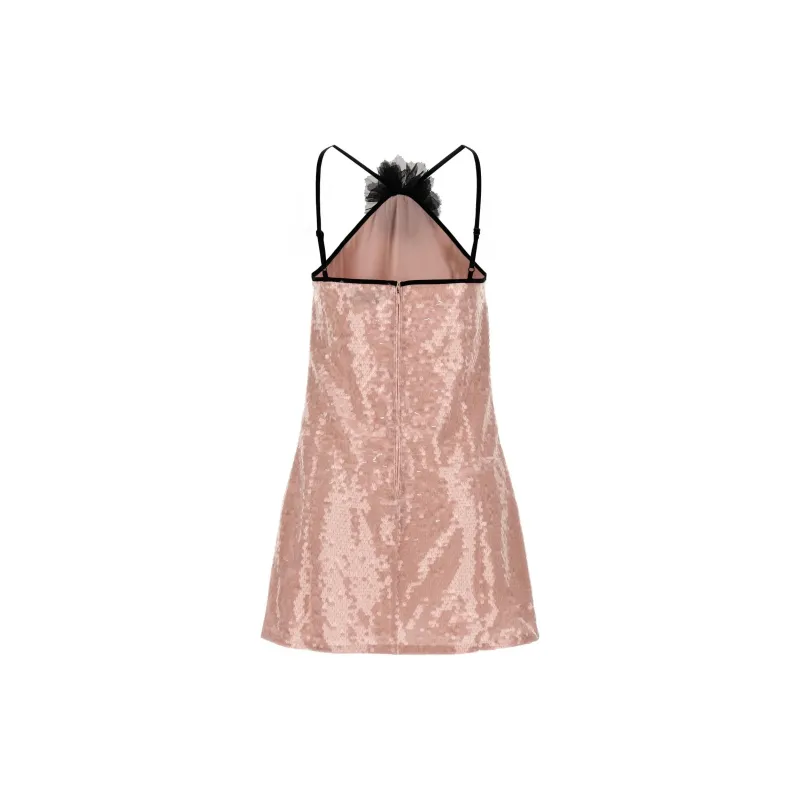 Self portrait Floral Detailed Sequin Embellished Mini Dress-1