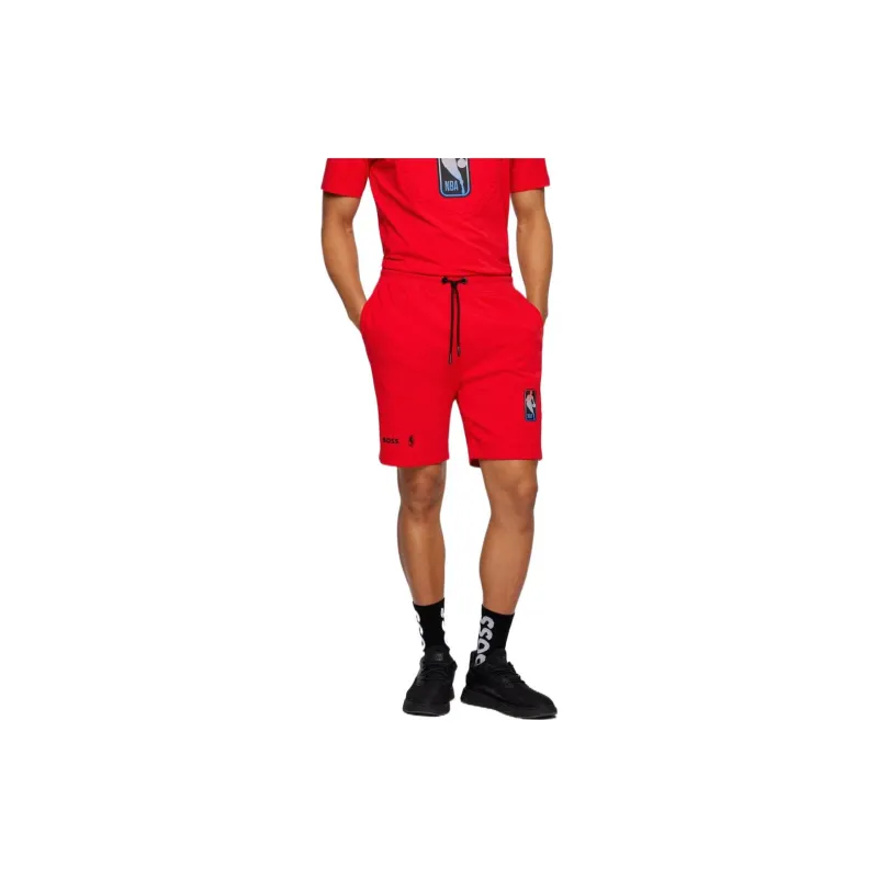 Nba X HUGO BOSS HUGO BOSS X NBA Casual Shorts Men Red-1