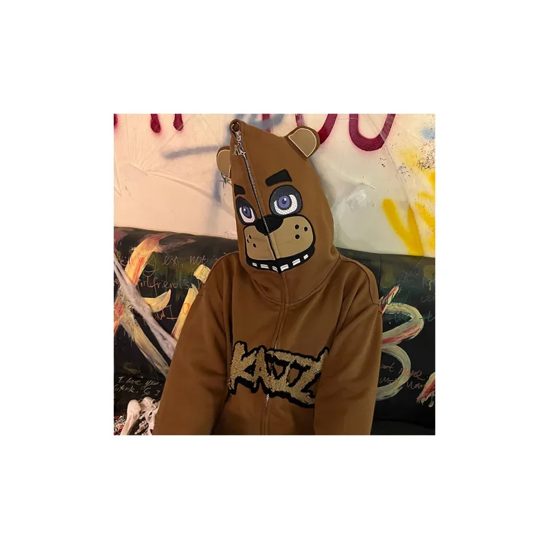 KAKAZZY Sweatshirt Unisex Brown-5