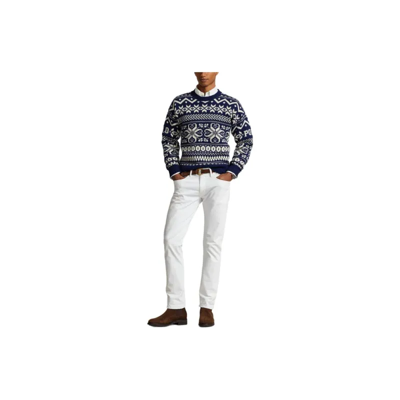 Polo Ralph Lauren Patterned Intarsia knit Wool blend Jumper-1
