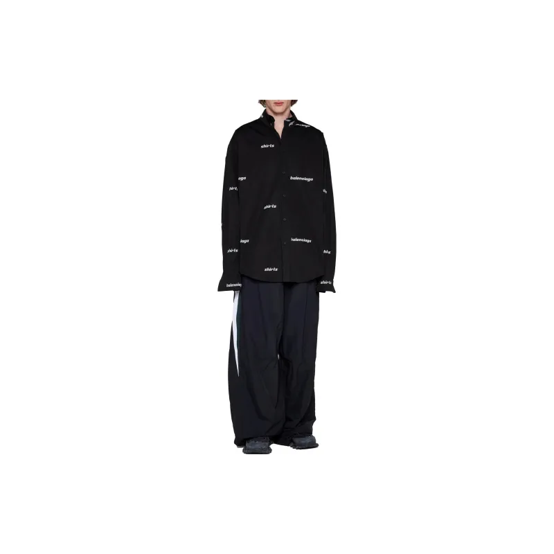 Balenciaga SS23 Shirt Regular Fit Men's Black-1