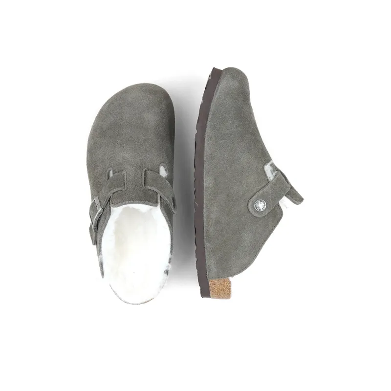East Garden Works EVA Cork Sole Slip Resistant Abrasion Resistant Birkenstock Closed Toe Slippers Unisex-10