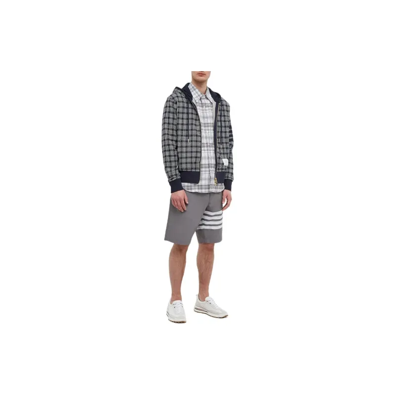 THOM BROWNE 4 Bar Drawstring Shorts-1