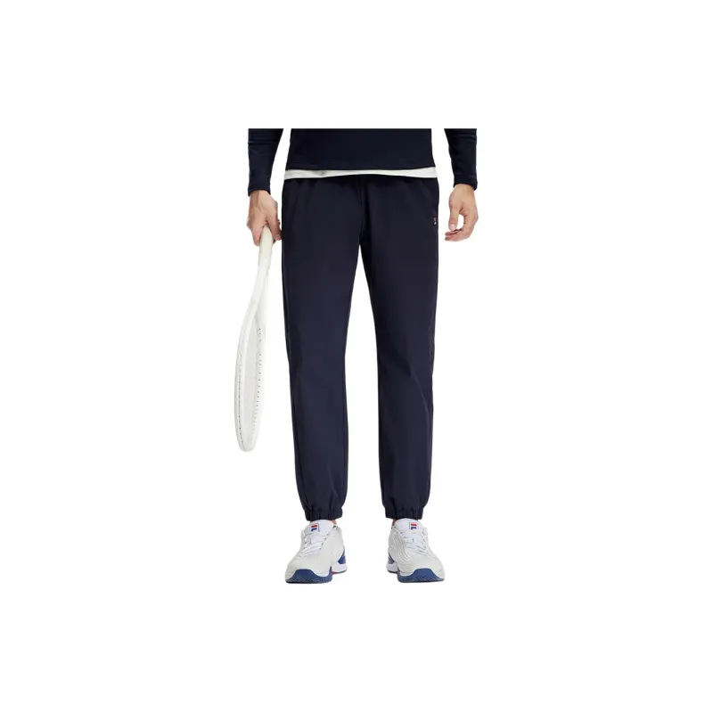 FILA Knitted Sports Pants Men's RD Royal Blue-2